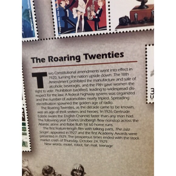 US #3184 MNH pane of 15, 32c Celebrate the Century, 1920's - Picture 2 of 4